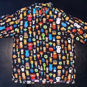 Disney Pixar Reyn Spooner Shirt XXL Camp Hawaiian D23 Expo 2017 John Lasseter